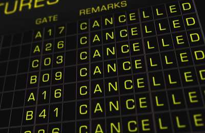 Storm Nuria causes flight cancellations in the Canary Islands