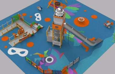 New Carnival themed playground underway in Santa Cruz