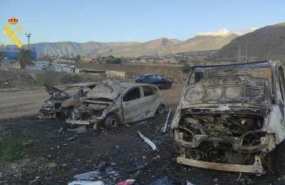 Guardia Civil arrests suspected arsonist behind series of vehicle fires in Tenerife