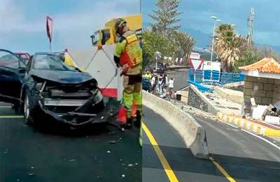 Tragic accident on the TF-1 motorway leaves one dead and one seriously injured