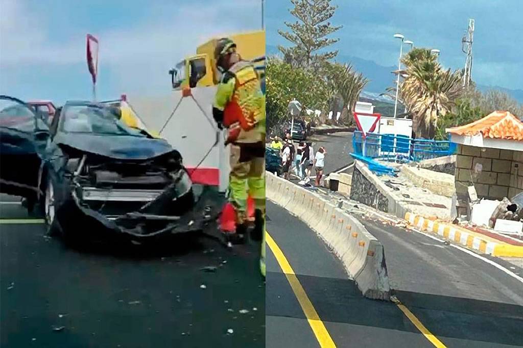 Tragic accident on the TF-1 motorway leaves one dead and one seriously injured