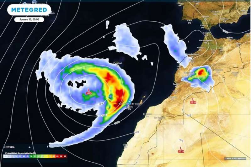 Canary Islands Government issues weather alert as Storm Olivier approaches