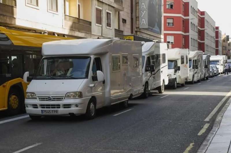 Caravan owners to protest in south Gran Canaria over lack of overnight parking
