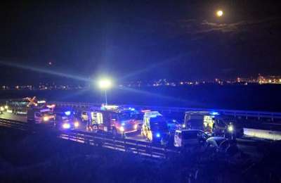 Multiple pile up on TF-1 near Las Chafiras causes major disruptions
