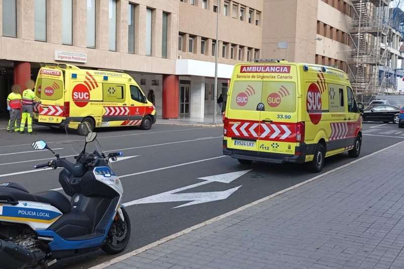 14-year-old boy in critical condition after falling from the 8th floor of a building in Las Palmas