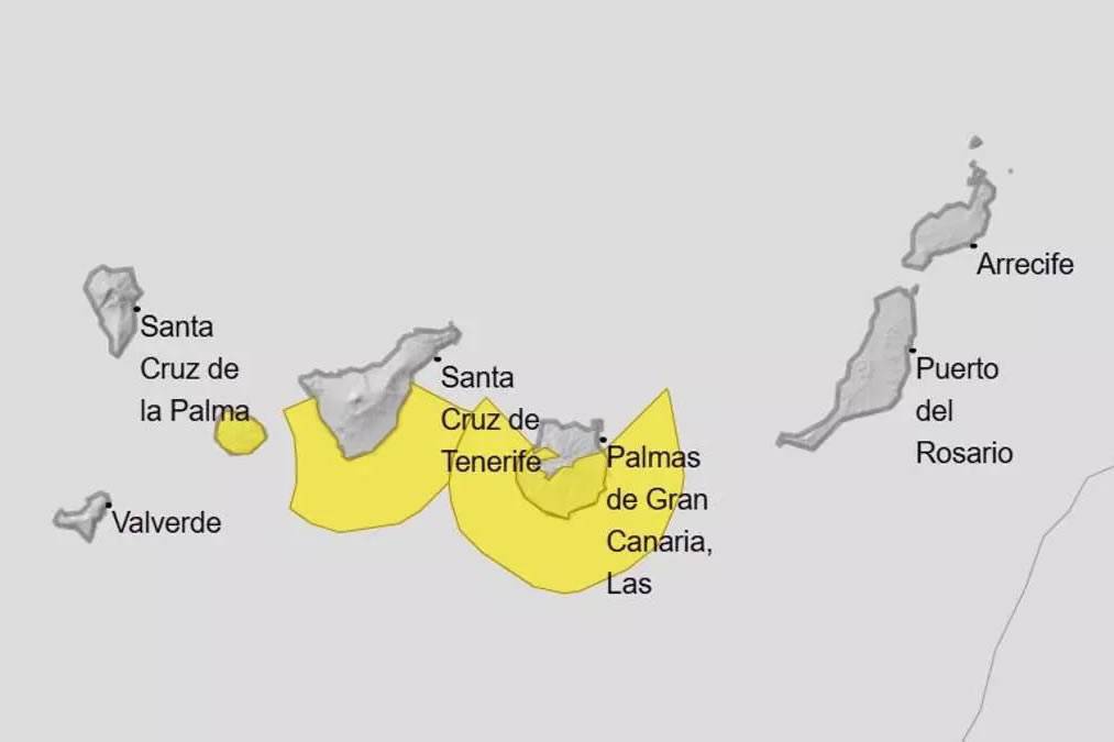 The islands end Easter with yellow weather warnings for wind and rough seas