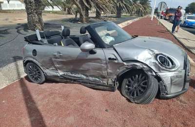 Two injured in multi-vehicle collision at Lanzarote Airport