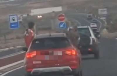 VIDEO: Tourists recorded in reckless driving incident in Lanzarote