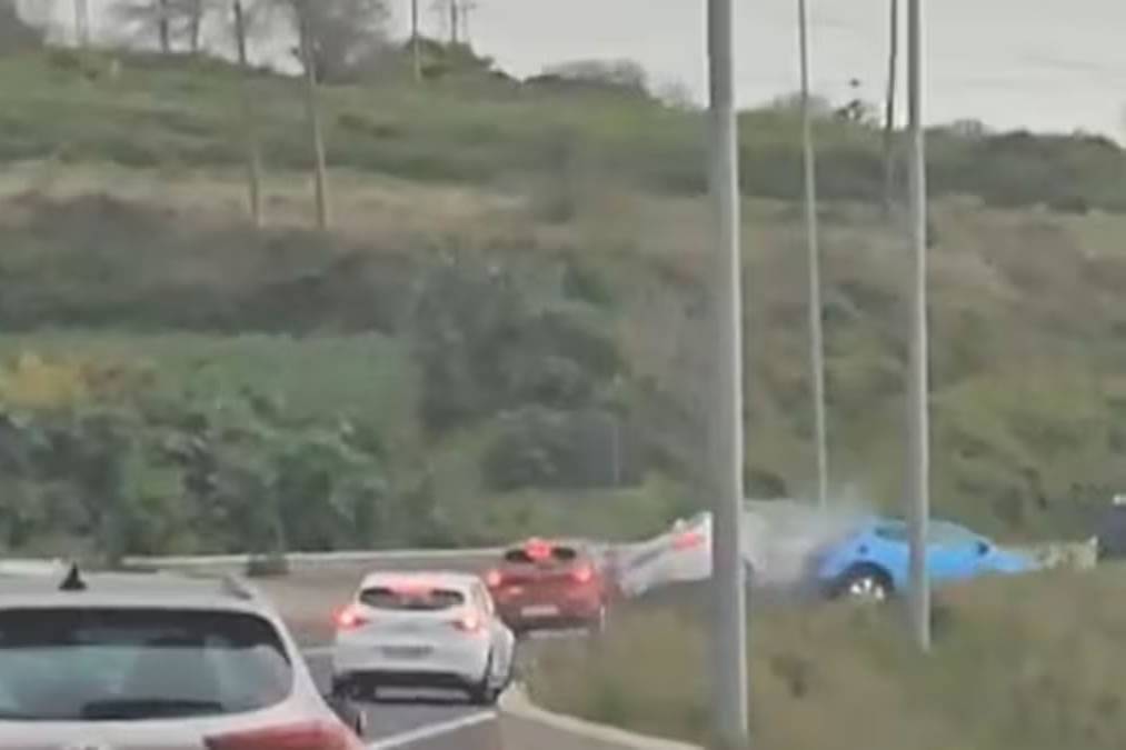 VIDEO: Guardia Civil investigates dangerous driving accident on TF-5 motorway