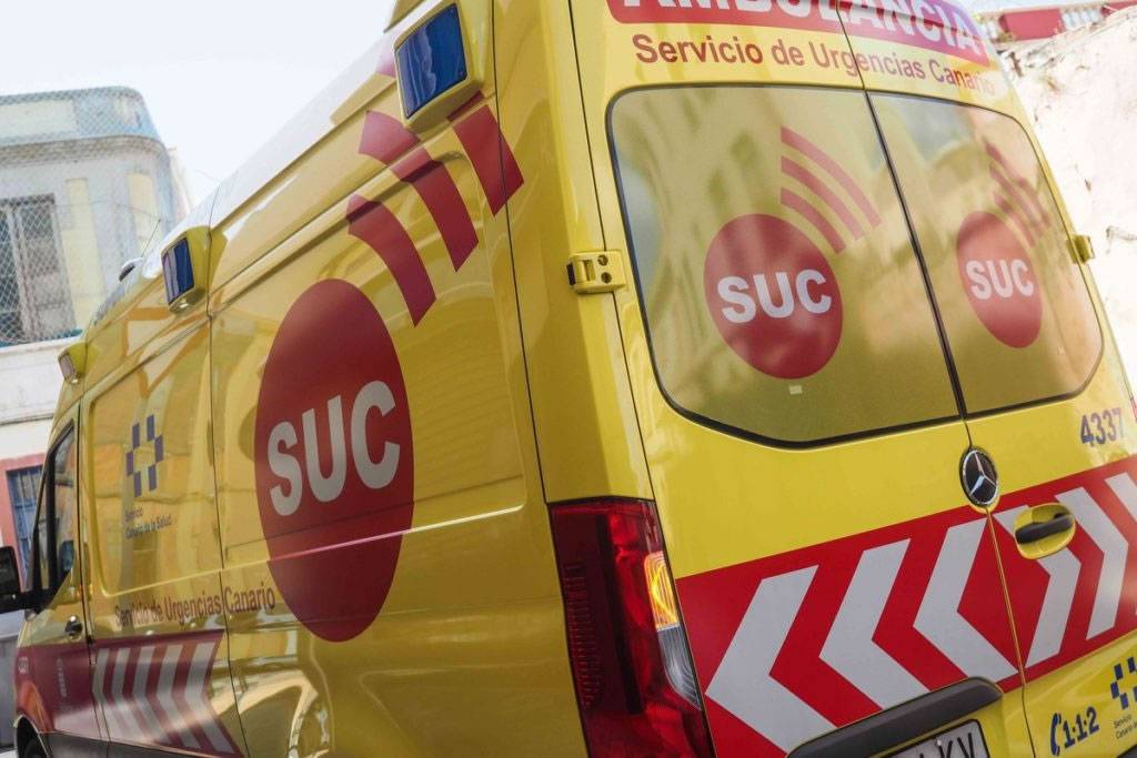 Two Injured in Motorcycle Accident in the South of Tenerife