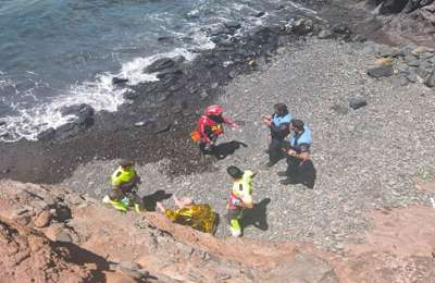 Swimmer Rescued Off Papagayo Beach After Getting into Difficulty