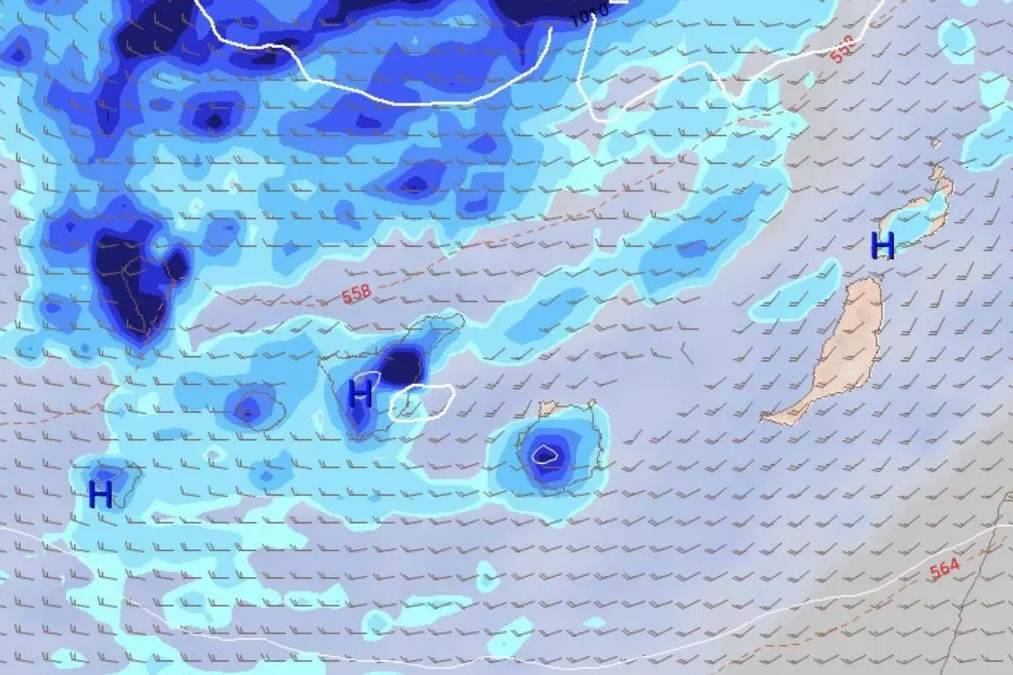 More rain in the Canary Islands this week