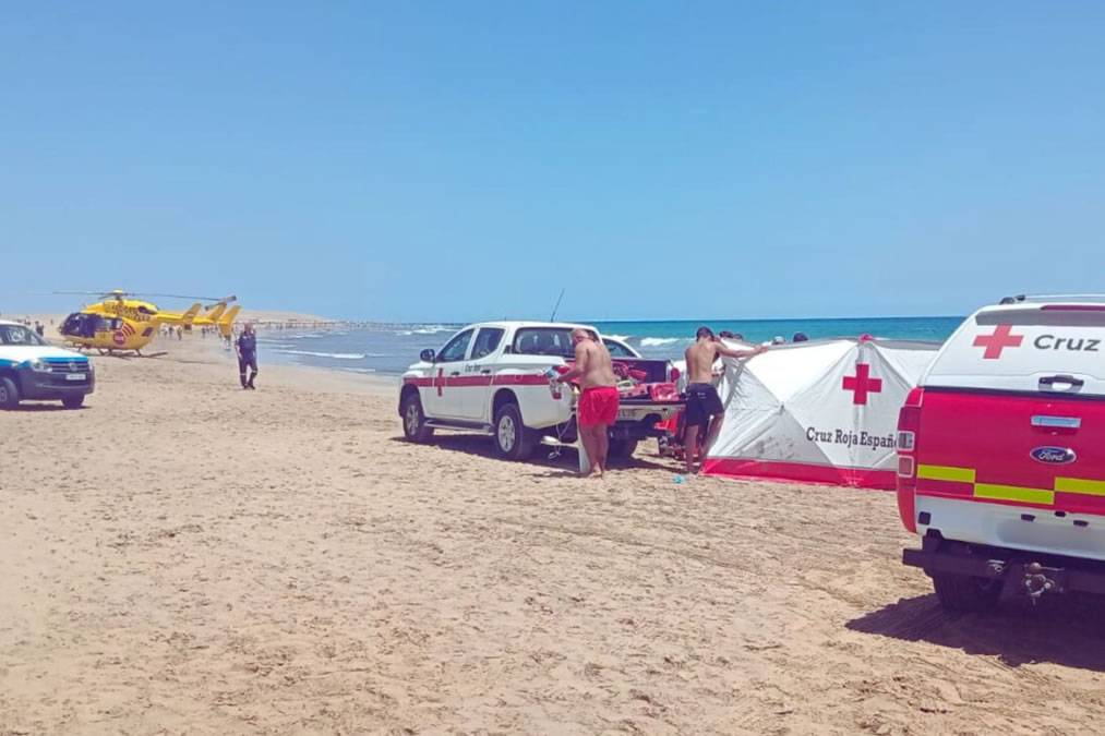 Woman drowns at Maspalomas Beach 