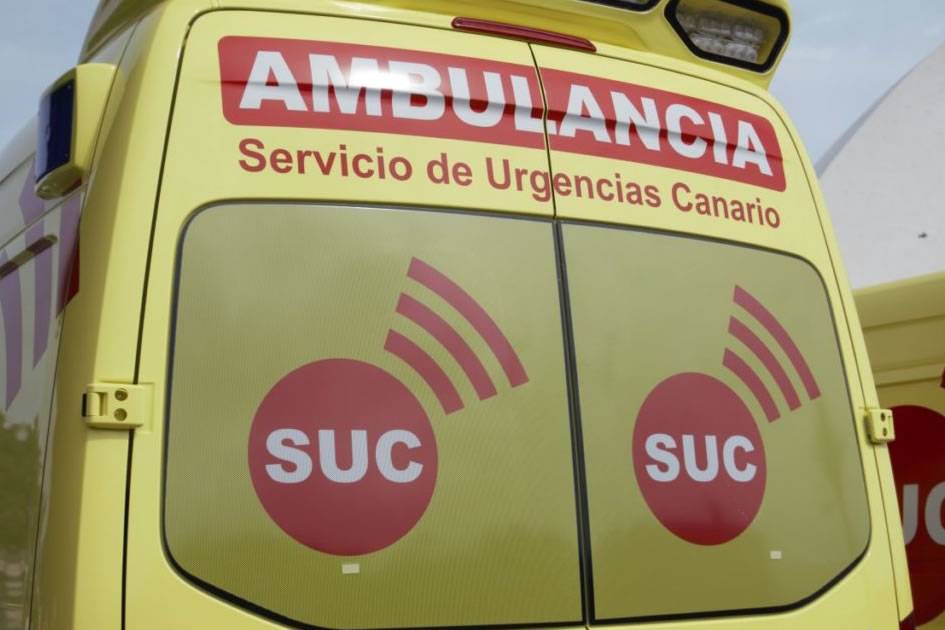 Woman injured in three-vehicle collision in the south of Tenerife