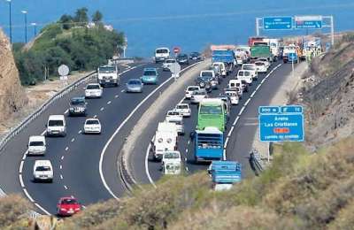 Cabildo faces a race against time to complete the 3rd lane of the TF-1 motorway