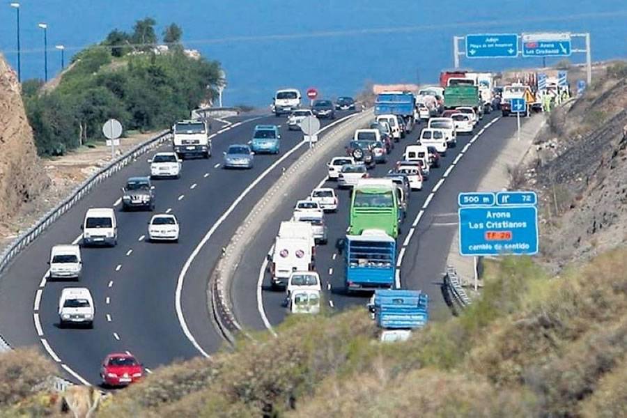 Cabildo faces a race against time to complete the 3rd lane of the TF-1 motorway
