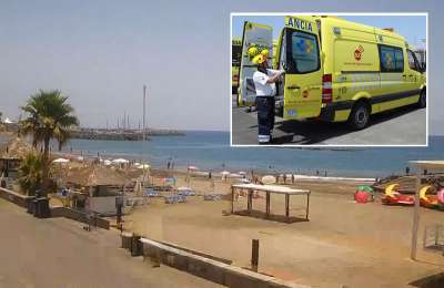 Man dies after being pulled from water at beach in the south of Tenerife