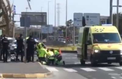 Investigators review CCTV footage as man shot five times by police at Gran Canaria Airport