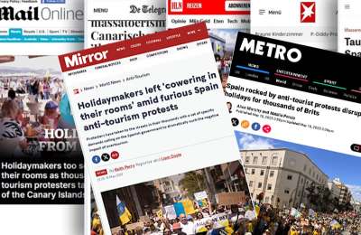 The UK press continues to sensationalise the tourism protests and scare British holidaymakers