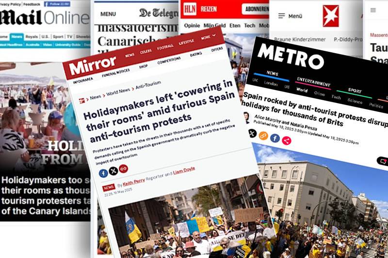 The UK press continues to sensationalise the tourism protests and scare British holidaymakers