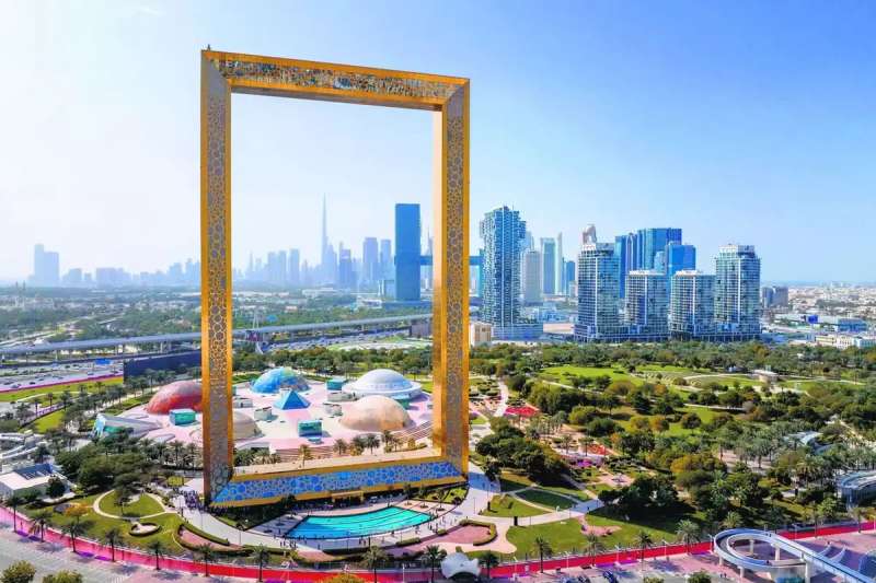 Dubai Frame for the best panoramic views of the city
