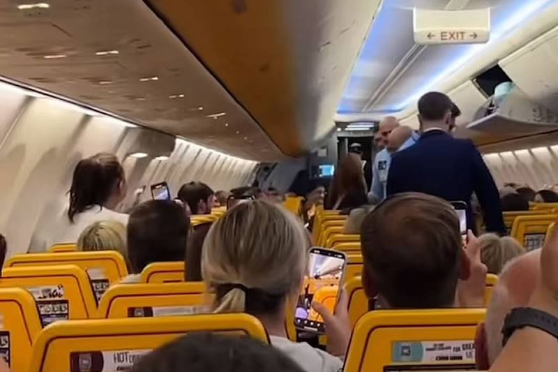 British woman dragged off Ryanair flight after mid-air disruption forces unscheduled landing