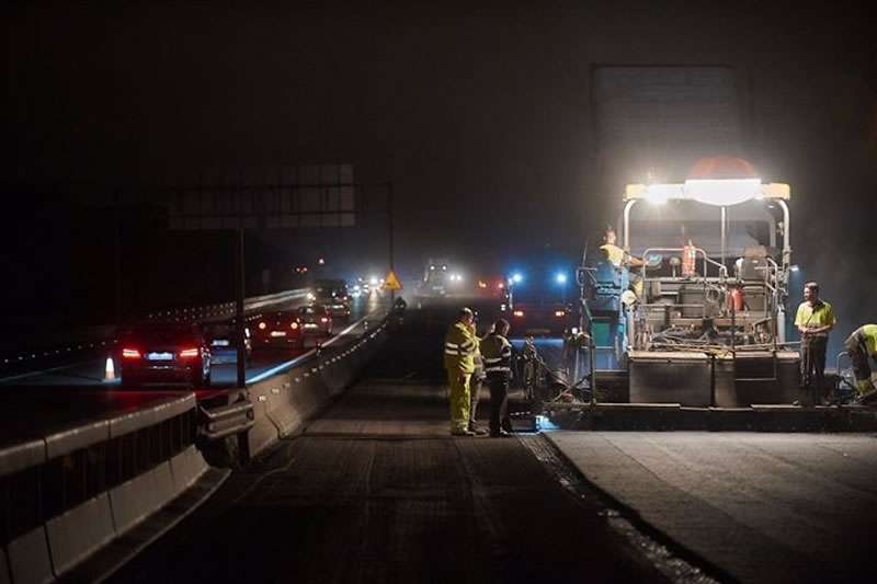 More lane closures announced in both directions of the TF-1 motorway from Monday