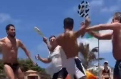 VIDEO: Violent brawl breaks out on beach in the south of Tenerife