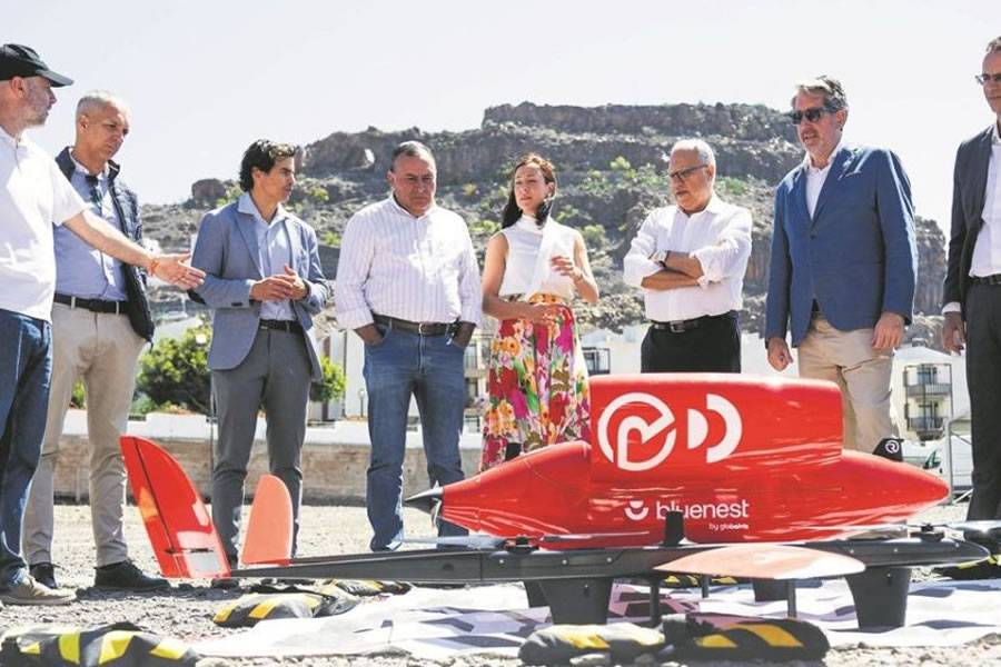 La Gomera becomes the first place in Spain to deliver medical supplies by drone