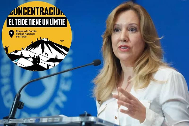 Tenerife Cabildo wants to stop environmental protest on Mount Teide