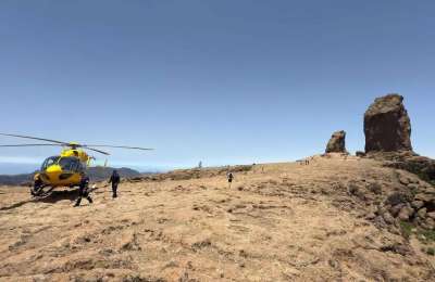 Hiker airlifted from Roque Nublo after medical emergency