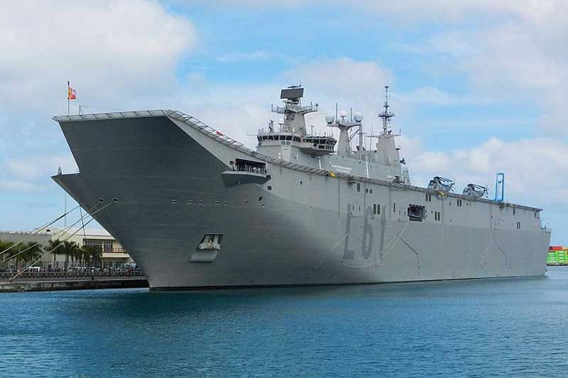 Spain’s largest warship docks in Tenerife, public invited to go on board
