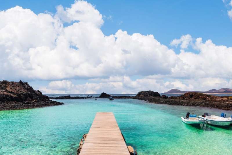 Exploring the island of Los Lobos, a stone throw from Fuerteventura