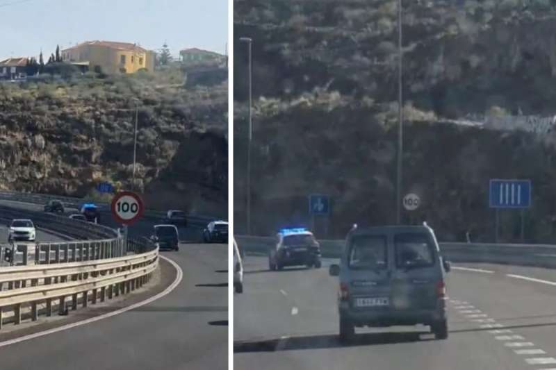 Driver on the run after high-speed police chase on TF-1 motorway