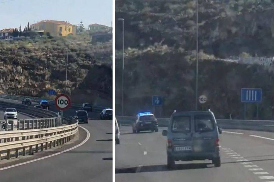 Driver on the run after high-speed police chase on TF-1 motorway