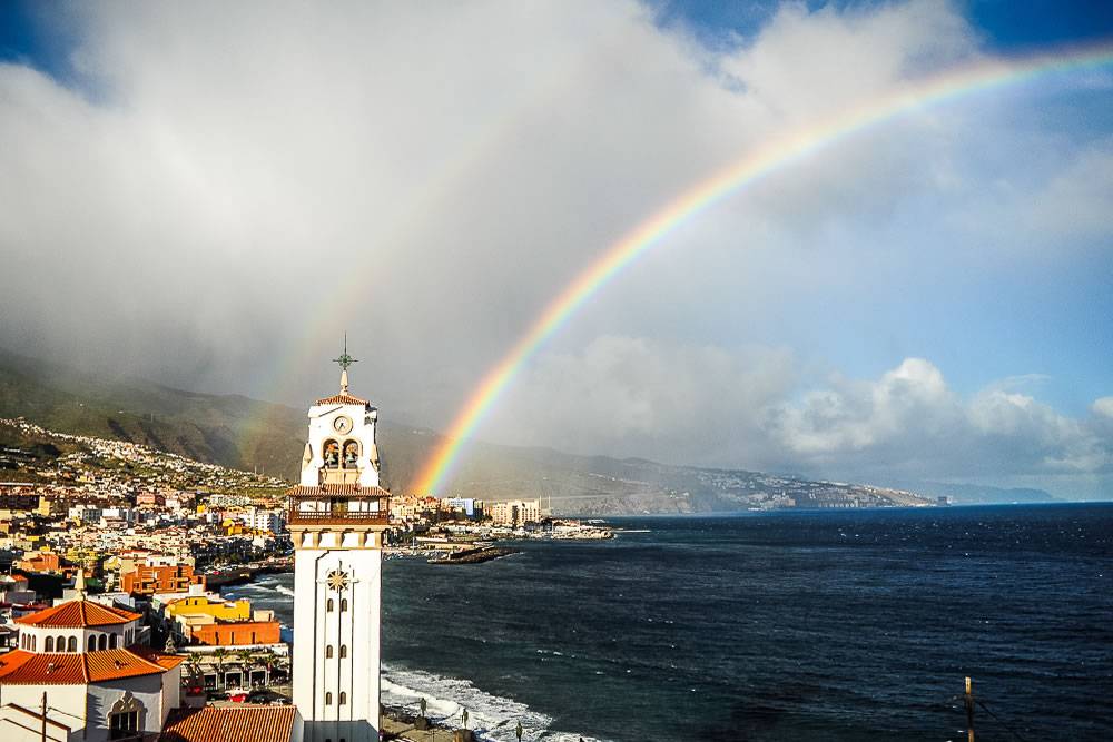 AEMET forecasts light showers in the Canary Islands this Monday