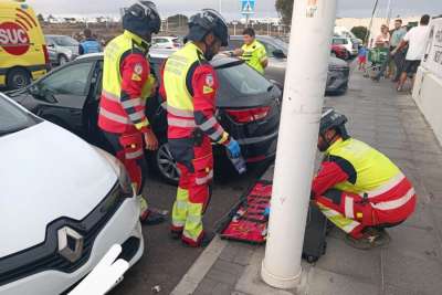 Baby rescued after being locked inside a car in Lanzarote
