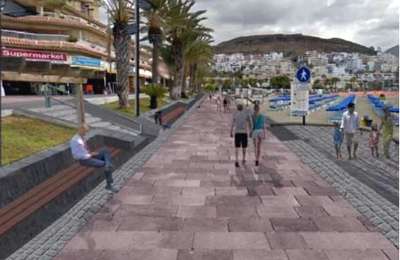 New Las Vistas Beach promenade: wider, greener, and better connected