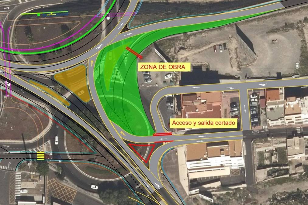 New road closures in Las Chafiras affecting access to the TF-1 motorway