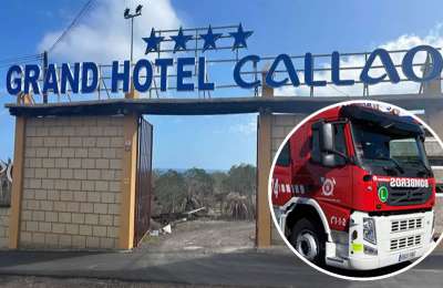 One critically injured and another seriously hurt in fire at hotel occupied by squatters in Callao Salvaje