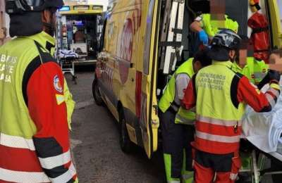 8-year-old boy seriously injured after falling from first floor of an apartment