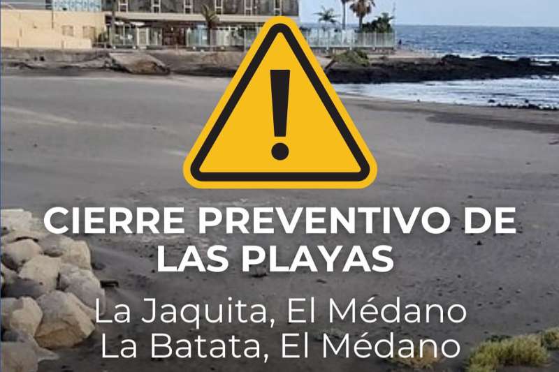 Two beaches in south Tenerife closed due to wastewater system malfunction