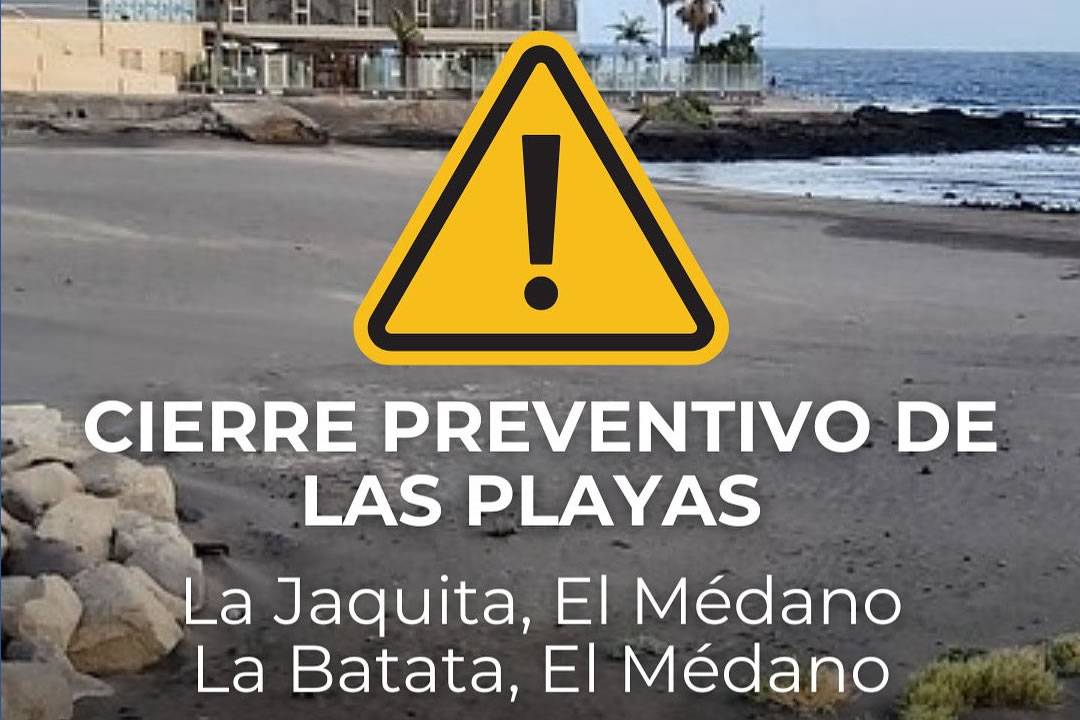 Two beaches in south Tenerife closed due to wastewater system malfunction
