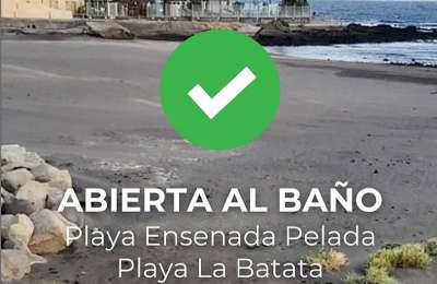 Three beaches reopen in South Tenerife after water quality deemed safe for swimming