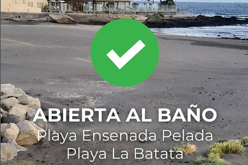 Three beaches reopen in South Tenerife after water quality deemed safe for swimming