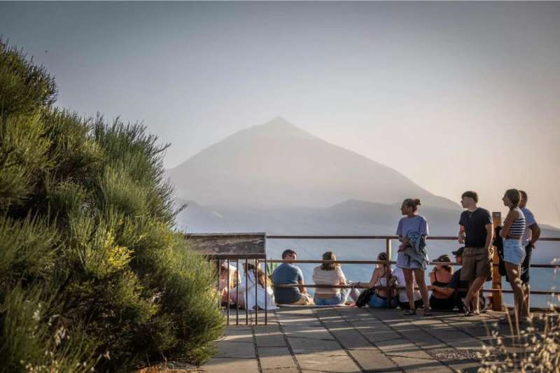 Viewpoint in Tenerife is being damaged by social media-driven crowds