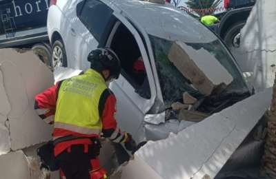 Elderly driver crashes into Lanzarote home after losing control 