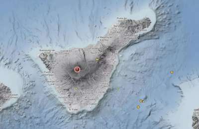 Unusual surface tremors detected around Mount Teide 