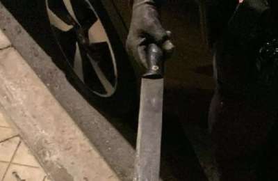 Man arrested for strangling his mother and threatening her with a machete