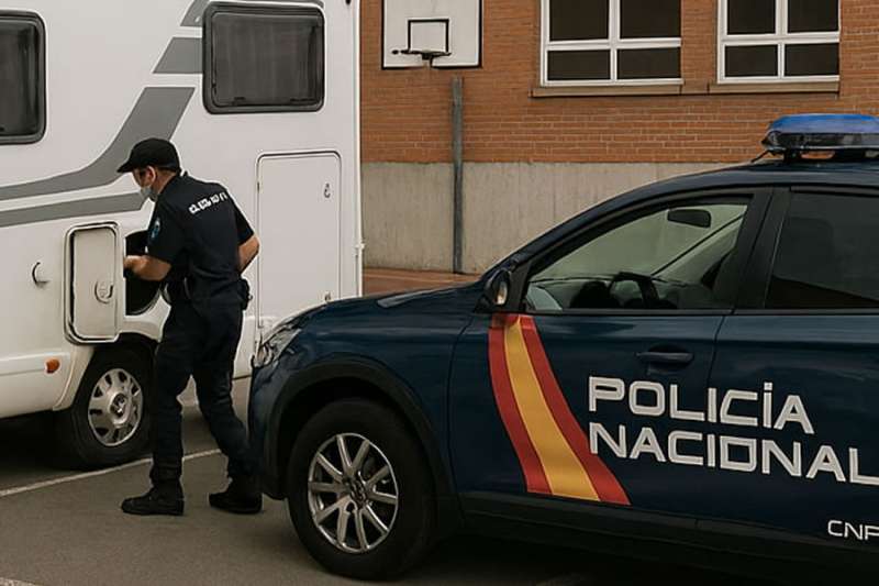 Police seize 20 kilos of cocaine from campervan in school car park